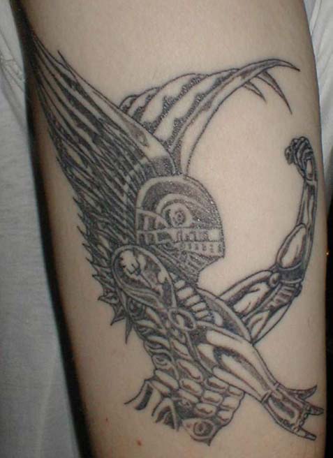 Keyword Galleries: Black and Gray tattoos, Evil tattoos, Custom tattoos